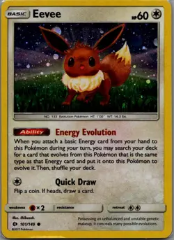 Eevee - (Cosmos Holo) Promo Miscellaneous Cards & Products 101/149 NM - Image 1