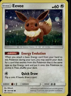 Eevee - (Cosmos Holo) Promo Miscellaneous Cards & Products 101/149 NM - Image 1