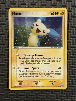 Pokemon TCG Minun EX Trainer Kit 2 6/12 Holo SWIRL MP/HP - Image 1