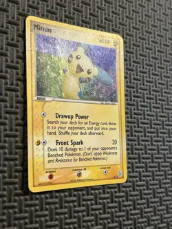 Pokemon TCG Minun EX Trainer Kit 2 6/12 Holo SWIRL MP/HP - Image 2