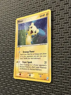 Pokemon TCG Minun EX Trainer Kit 2 6/12 Holo SWIRL MP/HP - Image 3