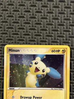 Pokemon TCG Minun EX Trainer Kit 2 6/12 Holo SWIRL MP/HP - Image 4