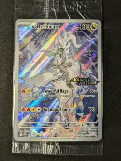 Pokemon TCG N's Reshiram Card 167/159 Stamped Illustration Rare Promo, Sealed - Image 1