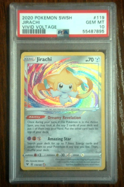 PSA 10 Jirachi #119/185 Pokemon Vivid Voltage 2020 - Image 1
