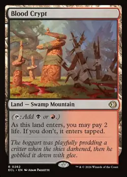 Mint/Near-Mint, English - 1 x MTG Blood Crypt Lorwyn Eclipsed - Image 1