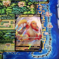 Pokemon Dragonite V SWSH154 Promo Holo English Card SWSH Set HP230 TCG - Image 1