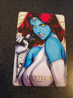 Marvel Avengers - Gold Accent Art Character Collectible Card - Mystique - Image 1