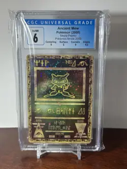 Ancient Mew 2000 Movie Promo Holo Ultra Rare Pokemon Card Cgc 6 SWIRL BY HIS EYE - Image 1