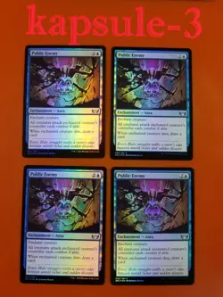 4x Public Enemy | FOIL | Streets of New Capenna | MTG Magic Cards - Image 1