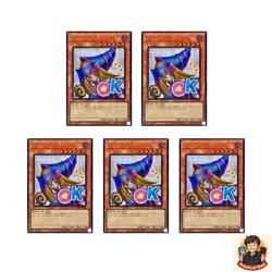 5 Card Dark Magician Girl Secret Rare LPST-JP002 YuGiOh Japanese OCG - Image 1