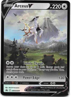 Arceus V Promo SWSH: Sword & Shield Promo Cards SWSD Colorless Holofoil SWSH204 - Image 1