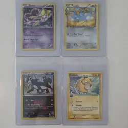 Pokemon TCG 4 Card Lot Jirachi Swablu Mightyena Psyduck - Image 1