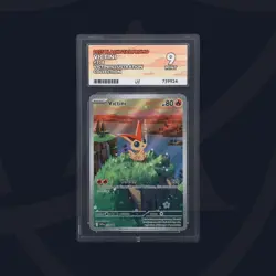 Pokemon TCG Victini SVP 208 Black Star Promo Card - Ace Grading 9 Mint Label - Image 1