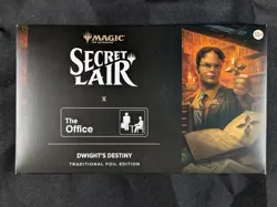 MTG Secret Lair The Office FOIL SEALED Dwight’s Destiny Traditional Edition SLD - Image 1