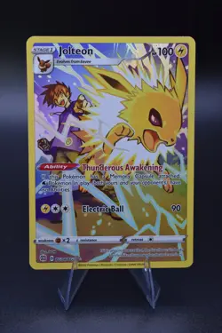Pokemon TCG Jolteon TG04/TG30 Swsh09: Brilliant Stars Trainer Gallery Holo NM - Image 1