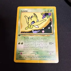 Celebi 1st Edition Neo Revelation Pokemon Card 16/64 Non-Holo TCG Vintage - Image 1