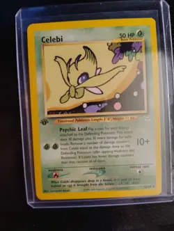 POKEMON TCG Celebi 1st Edition Neo Revelation 16/64 Non-Holo Vintage NM - Image 1
