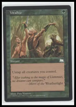 Vitalize - Weatherlight | MTG Green Instant | Vintage Magic Card - Image 1