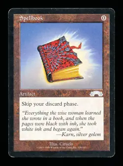 * * 1x Spellbook x1 * * Exodus MTG MP-HP Moderate to Heavy Play - Image 1