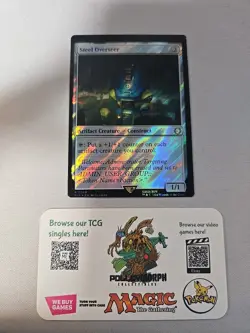 Steel Overseer (Surge 769) FOIL Fallout NM Artifact Rare Miscut Misprint - Image 1