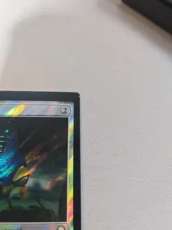 Steel Overseer (Surge 769) FOIL Fallout NM Artifact Rare Miscut Misprint - Image 3