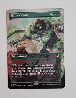 Nature's Will (Anime Borderless) Wilds of Eldraine: Enchanting Tales Regular - Image 1