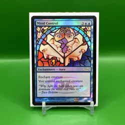 2009 MTG Magic The Gathering WPN Gateway Promo Foil #30 Mind Control LP - Image 1