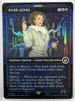 River Song (Showcase) Doctor Who Magic the Gathering MTG, Foil, (547) - Image 1