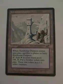 Kjeldoran Outpost HP MTG Magic the Gathering Alliances Reserved List - Image 1