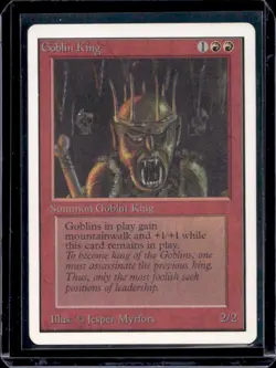 1994 Magic: The Gathering Revised Edition Goblin King #NNO - Image 1