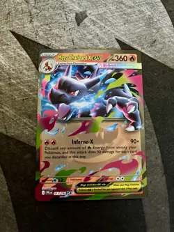Mega Charizard x EX 013/094 Double Rare Holo Me02: Phantasmal Flames Pokemon TCG - Image 1