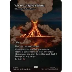 Volcano Of Roku's Island (valakut, The Molten Pinnacle) (borderless) Avatar: The - Image 1