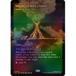 FOIL VOLCANO OF ROKU'S ISLAND (VALAKUT, THE MOLTEN PINNACLE) (BORDERLESS) Avatar - Image 1