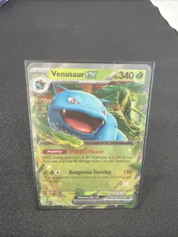 Venusaur EX 003/165 Sv: Scarlet & Violet 151 Holo Pokemon Card TCG NM - Image 1