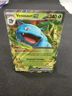 Venusaur EX 003/165 Sv: Scarlet & Violet 151 Holo Pokemon Card TCG NM - Image 2