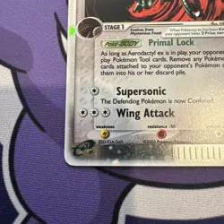 Pokemon TCG Aerodactyl EX Sandstorm Holo Ultra Rare Card 94/100 Mint Condition - Image 3