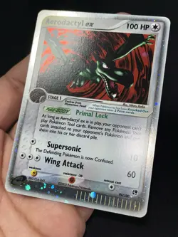 Pokemon TCG Aerodactyl EX Sandstorm Holo Ultra Rare Card 94/100 - Image 2