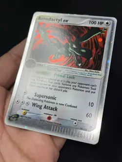 Pokemon TCG Aerodactyl EX Sandstorm Holo Ultra Rare Card 94/100 - Image 3
