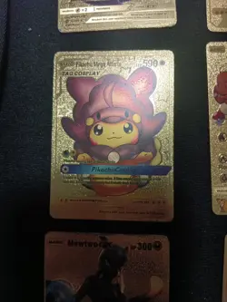 Gold Metal Pokemon Cards Lot - 8pc Gold Pokemon - Image 4