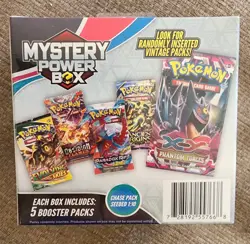 Pokemon Mystery Power Box Chase Pack Seeded 1:10 (5 Booster Packs) NEW SEALED - Image 2