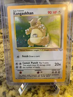 1999 Pokemon Jungle KANGASKHAN Holo #5/64 Unlimited NM Rare WOTC - Image 1