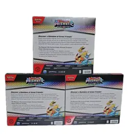 3X Pokemon TCG Prismatic Evolutions Poster Collection Flareon Jolteon Vaporeon - Image 2