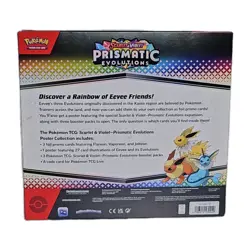 3X Pokemon TCG Prismatic Evolutions Poster Collection Flareon Jolteon Vaporeon - Image 4