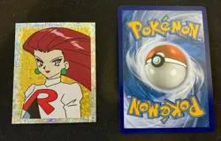 Jessie S35 Rare foil sparkle holo Mint 1999 Pokemon Topps Sticker nt Card - Image 1