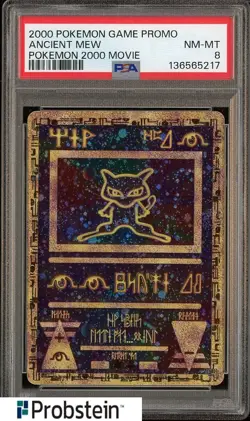 2000 Pokemon Game Promo Movie Ancient Mew PSA 8 NM-MT - Image 1