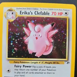 Erika's Clefable - 3/132 - Pokemon Gym Heroes Unlimited Holo Rare Card WOTC NM - Image 4