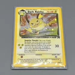 Pokemon Dark Raichu 83/82 Team Rocket Secret Rare Holo Unlimited NM WOTC - Image 2