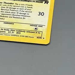 Pokemon Dark Raichu 83/82 Team Rocket Secret Rare Holo Unlimited NM WOTC - Image 4