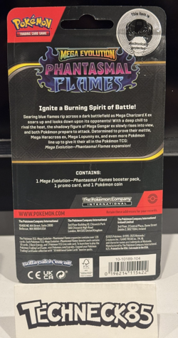 Pokemon Phantasmal Flames WHIMSICOTT PROMO CHECKLANE Blister Pack BOOSTER + CARD - Image 2