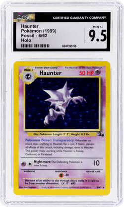 1999 Pokemon Fossil Haunter Holo #6 CGC 9.5 - Image 1